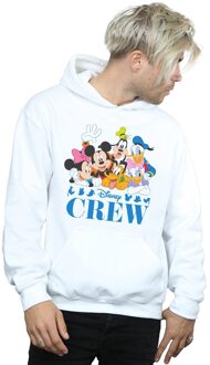 Disney Li-cense Disney heren mickey mouse vrienden hoodie Wit