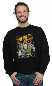 Disney Li-cense Disney heren toy story 4 buzz to infinity sweatshirt Zwart