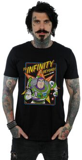 Disney Li-cense Disney heren toy story 4 buzz to infinity t-shirt Zwart