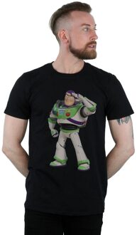 Disney Li-cense Disney heren toy story buzz lightyear staand t-shirt Zwart