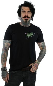 Disney Li-cense Disney heren toy story neon pizza planet borst t-shirt Zwart