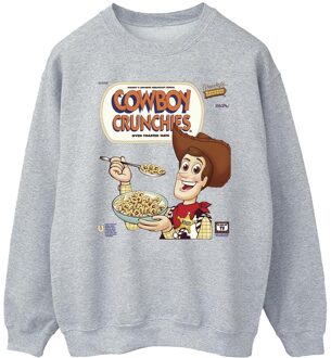 Disney Li-cense Disney heren toy story woody cowboy crunchies sweatshirt Lichtgrijs