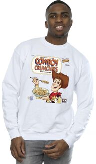 Disney Li-cense Disney heren toy story woody cowboy crunchies sweatshirt Wit