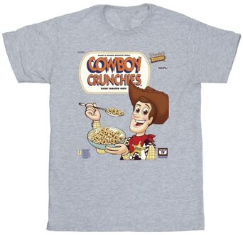 Disney Li-cense Disney heren toy story woody cowboy crunchies t-shirt Lichtgrijs