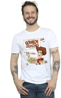 Disney Li-cense Disney heren toy story woody cowboy crunchies t-shirt Wit