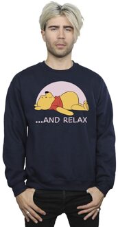 Disney Li-cense Disney heren winnie the pooh relax sweatshirt Navy