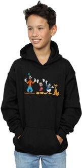Disney Li-cense Disney jongens mickey mouse friends hoodie Zwart