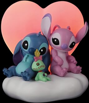 Disney Light up Stitch & Angel Scene (16cm)