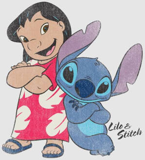 Disney Lilo & Stitch Dames T-shirt - Grijs - S