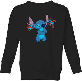 Disney Lilo & Stitch Little Devils kindertrui - Zwart - 110/116 (5-6 jaar)