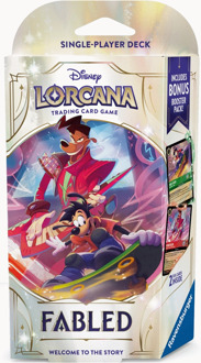 Disney Lorcana Trading Card Game Fabled Starter Deck A