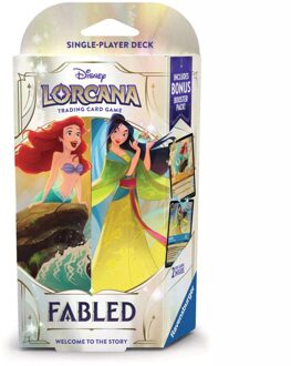 Disney Lorcana Trading Card Game Fabled Starter Deck B