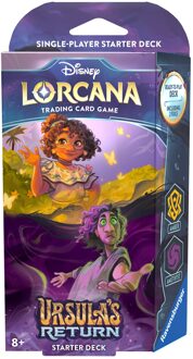 Disney Lorcana Trading Card Game Ursula's Return Amber and Amethyst Starter Deck