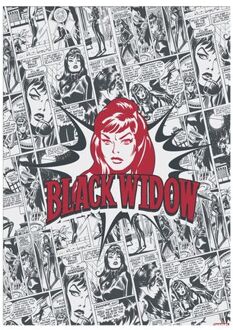 Disney | Marvel Comics | Black Widow - Canvas - 70x50 Cm