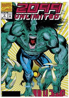 Disney | Marvel Comics | Hulk 2099 Unlimited - Canvas - 70x50 Cm