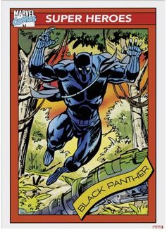Disney | Marvel Comics | Super Heroes Black Panther - Canvas - 70x50 Cm
