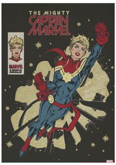 Disney | Marvel Comics | The Mighty Captain Marvel - Canvas - 70x50 Cm