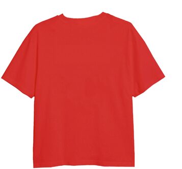 Disney Meisjes Bestfriends Mickey & Minnie Mouse T-Shirt (Rood)