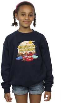 Disney Meisjes Cars Radiator Springs Groep Sweatshirt (Marineblauw) Navy - 5-6J / 110-116cm