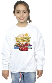 Disney Meisjes Cars Radiator Springs Groep Sweatshirt (Wit) - 9-11J / 128cm-146cm