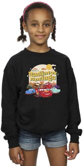 Disney Meisjes Cars Radiator Springs Groep Sweatshirt (Zwart) - maat 7-8J / 122-128cm