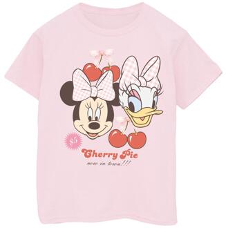 Disney Meisjes Cherry Pie Minnie Mouse & Daisy Katoenen T-Shirt (Baby Roze) - 12-13J / 152-158cm