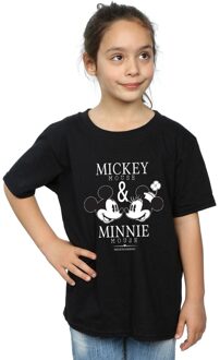 Disney Meisjes Crush Mondays Mickey & Minnie Mouse Katoenen T-Shirt (Zwart) - 12-13J / 152-158cm