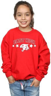 Disney Meisjes High School Musical The Musical Wildcat Stars Sweatshirt (Rood) - 7-8J / 122-128cm