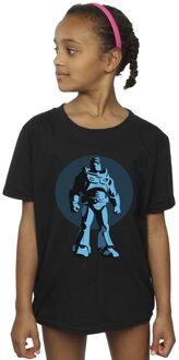 Disney Meisjes Lightyear Buzz staand cirkel T-shirt katoen (Zwart) - maat 5-6J / 110-116cm