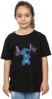 Disney Meisjes Lilo en Stitch Kleine Duivels Katoenen T-Shirt (Zwart) - 12-13J / 152-158cm