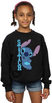 Disney Meisjes Lilo en Stitch Posing Sweatshirt (Zwart) - maat 12-13J / 152-158cm
