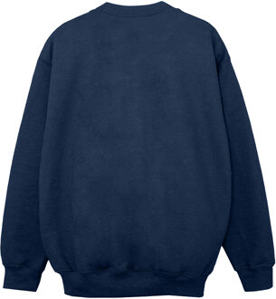 Disney Meisjes Lilo & Stitch Kusjes Sweatshirt (Marineblauw) Navy - 7-8J / 122-128cm