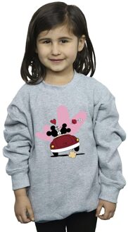 Disney Meisjes Mickey Mouse Car Print Sweatshirt (Sportgrijs) - maat Lichtgrijs