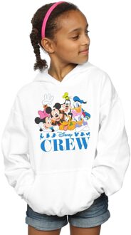 Disney Meisjes Mickey Mouse Disney Vrienden Hoodie (Wit) - 9-11J / 128cm-146cm