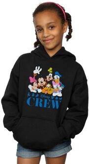 Disney Meisjes Mickey Mouse Disney Vrienden Hoodie (Zwart) - maat 9-11J / 128cm-146cm