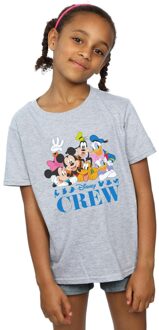 Disney Meisjes Mickey Mouse Disney Vrienden Katoenen T-shirt (Sportgrijs) Lichtgrijs - 7-8J / 122-128cm