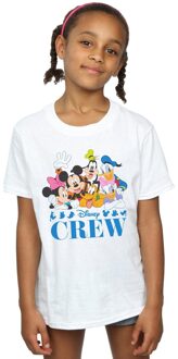 Disney Meisjes Mickey Mouse Disney Vrienden Katoenen T-shirt (Wit) - 5-6J / 110-116cm