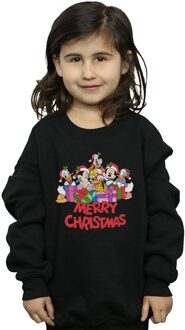 Disney Meisjes Mickey Mouse en vrienden Kerstmis Sweatshirt (Zwart) - maat 12-13J / 152-158cm