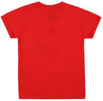 Disney Meisjes Mickey Mouse Kus T-shirt (Rood)