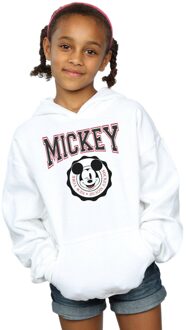 Disney Meisjes Mickey Mouse New York Seal Hoodie (Wit) - 9-11J / 128cm-146cm