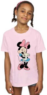 Disney Meisjes Minnie Mouse Bunny Hug Katoenen T-Shirt (Baby Roze) - 12-13J / 152-158cm
