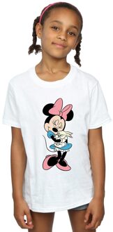 Disney Meisjes Minnie Mouse Bunny Hug Katoenen T-Shirt (Wit) - 12-13J / 152-158cm
