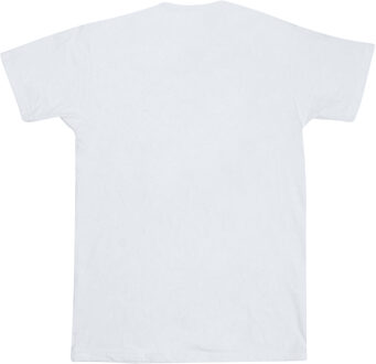 Disney Meisjes Minnie Mouse Gezicht Katoenen T-Shirt (Wit) - maat