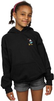 Disney Meisjes Minnie Mouse Kick Chest Hoodie (Zwart) - 7-8J / 122-128cm