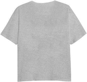 Disney Meisjes minnie mouse spray stencil t-shirt Grijs - 7-8J / 122-128cm