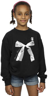 Disney Meisjes Minnie Mouse Strik Sweatshirt (Zwart) - maat 3-4J / 98-104cm