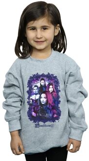 Disney Meisjes The Descendants Group Attitude Sweatshirt (Sportgrijs) Lichtgrijs - 9-11J / 128cm-146cm