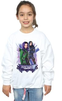 Disney Meisjes The Descendants Wicked Friends Sweatshirt (Wit) - 7-8J / 122-128cm