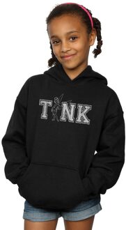 Disney Meisjes Tinker Bell Collegiate Tink Hoodie (Zwart) - maat 9-11J / 128cm-146cm