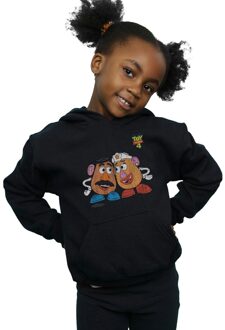 Disney Meisjes Toy Story 4 meneer en mevrouw aardappelhoofd Hoodie (Zwart) - 12-13J / 152-158cm